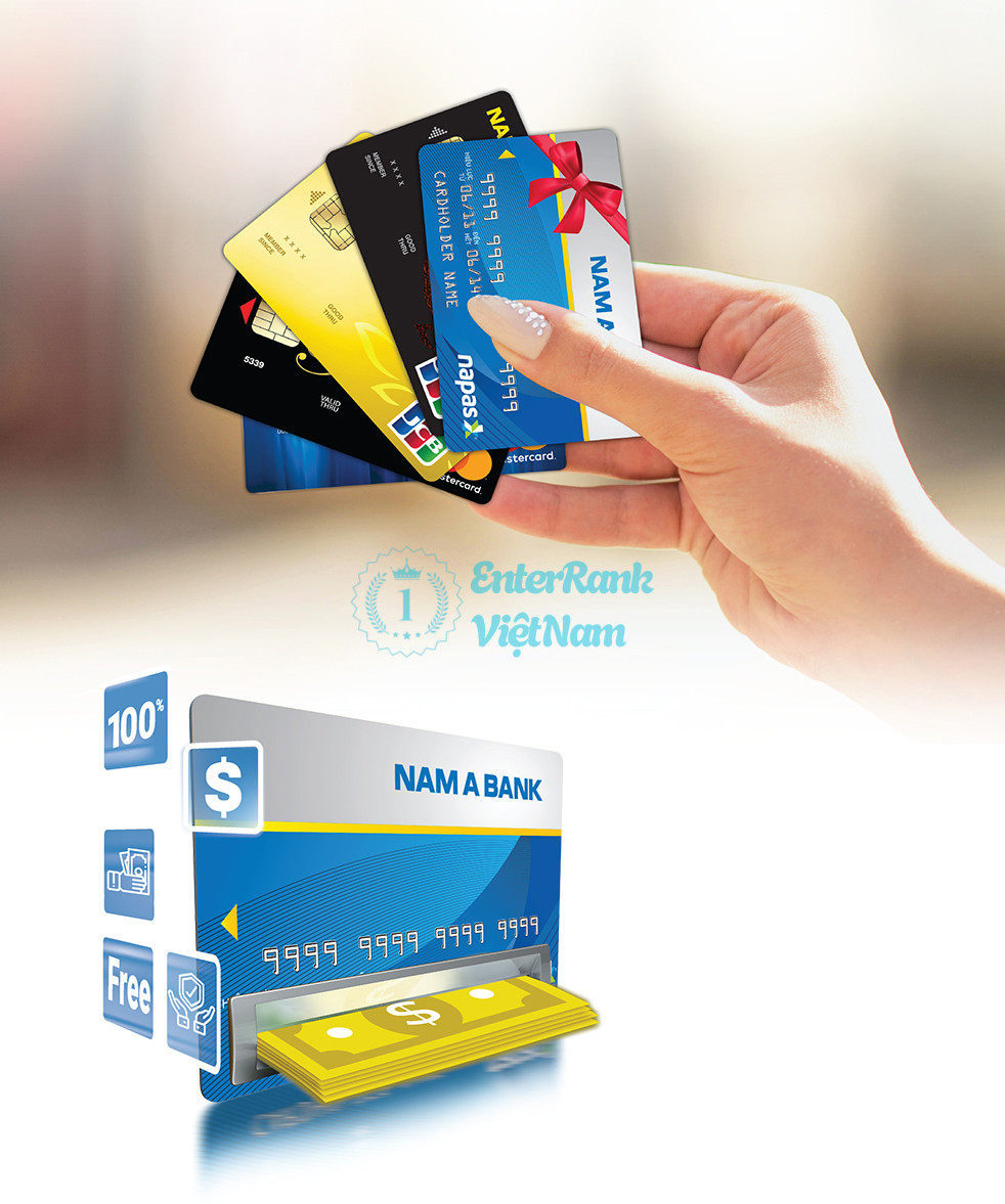 Nam A Bank cung cấp đa dạng các loại thẻ, bao gồm thẻ tín dụng Nam A Bank ưu đãi và thẻ ghi nợ
