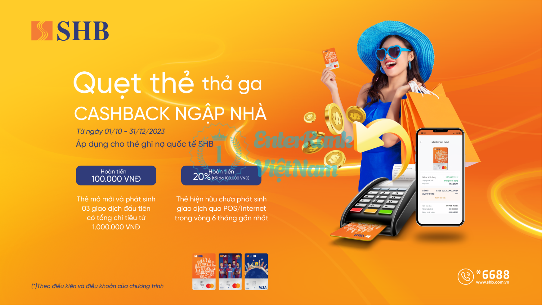 Review Ngân Hàng Tmcp Sài Gòn - Hà Nội Có Uy Tín Không? 15 SHB Mastercard Cashback mang đến ưu đãi hoàn tiền hấp dẫn cho các giao dịch