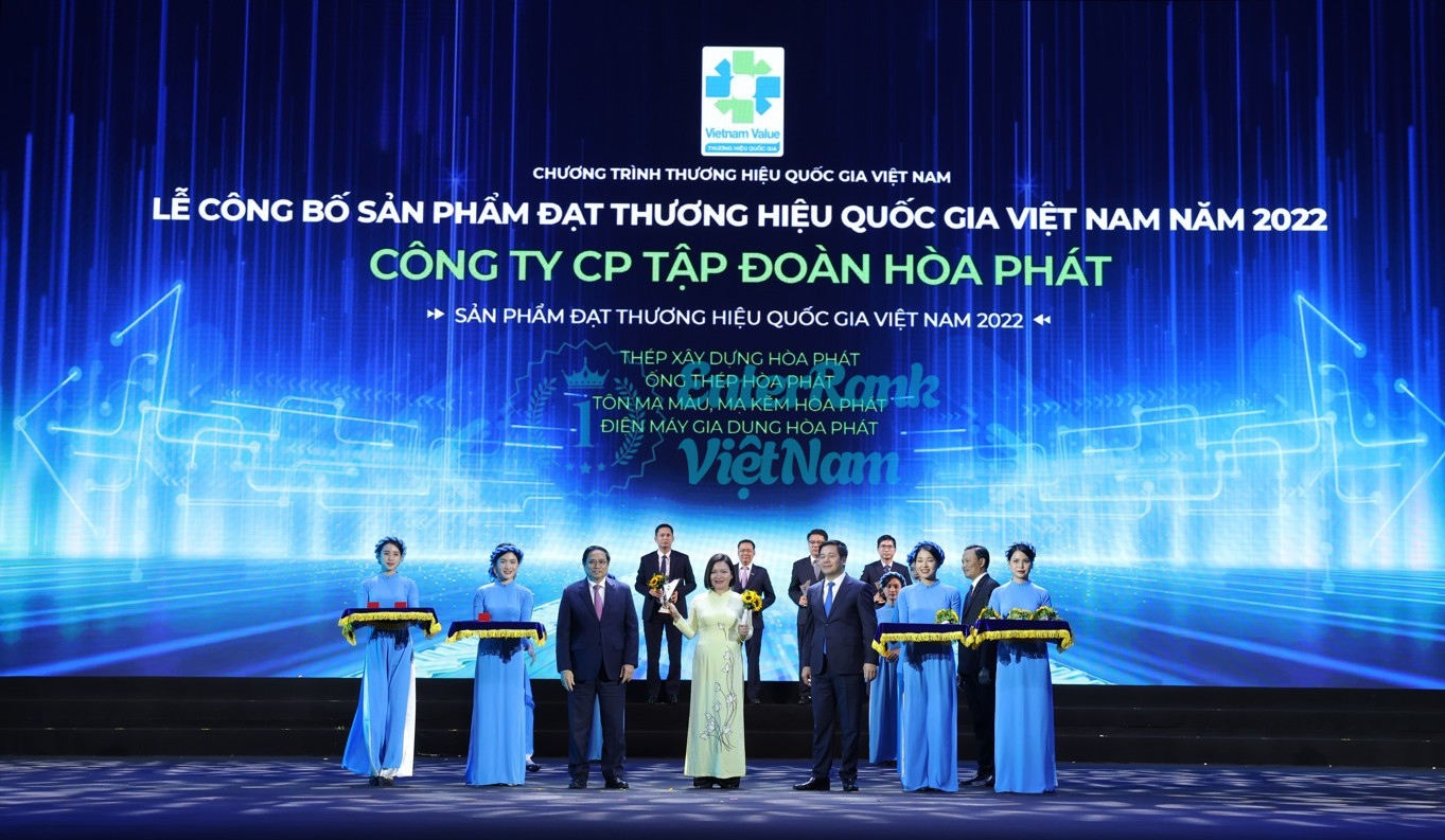 Các giải thưởng và danh hiệu khẳng định uy tín Hòa Phát