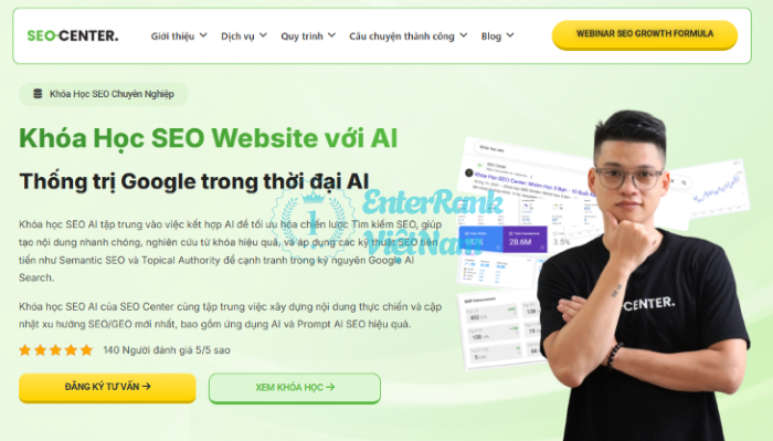 Khóa học Website SEO Center 