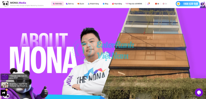 Mona Media là agency hàng đầu Việt Nam có thế mạnh vượt trội về giải pháp công nghệ và lập trình. 