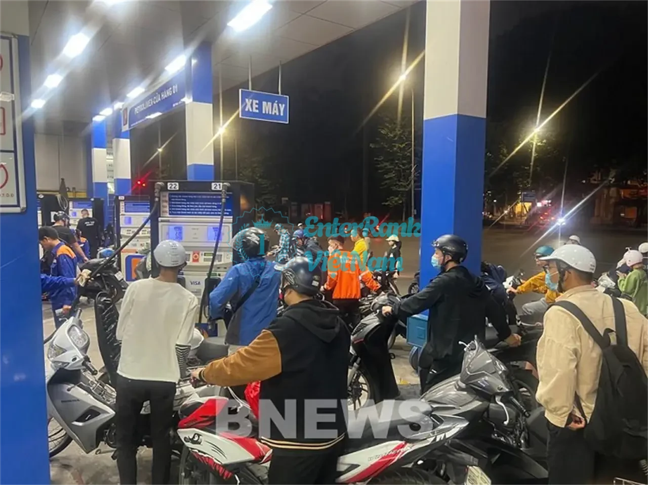 Số lượng cửa hàng xăng dầu Petrolimex trên toàn quốc (gần 2.850 cửa hàng)