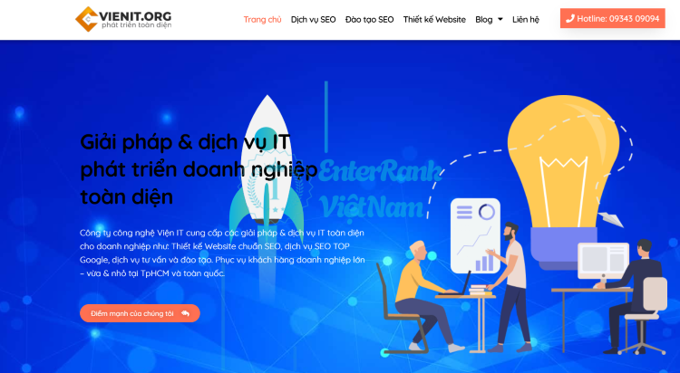 Viện IT là một trong những đơn vị làm SEO uy tín tại thị trường Việt Nam với triết lý phát triển bền vững 