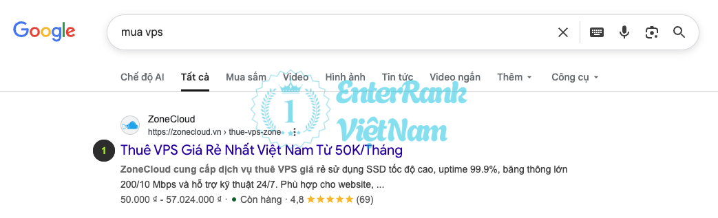 Keyword mua VPS