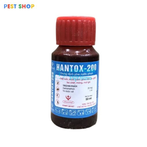 Top 10 Các Đơn Vị Cung Cấp Giải Pháp Diệt Côn Trùng Uy Tín Tại Việt Nam 31 Hantox 200 là chế phẩm thuốc diệt côn trùng và ký sinh trùng hiệu quả cao