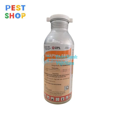 Review Giải Pháp Diệt Côn Trùng tại Pest Shop có uy tín không? 41 Thuốc Quickphos 56% khử trùng kho, diệt mối mọt – dạng viên nén 1667 Viên