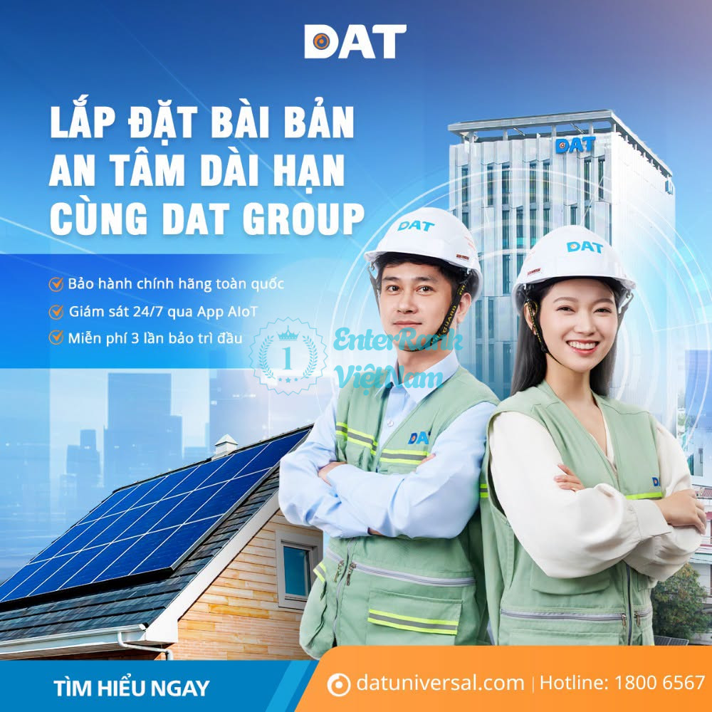 Lắp đặt điện mặt trời với DAT Universal